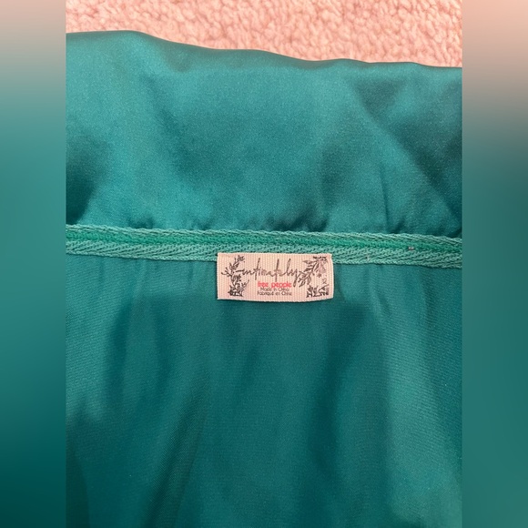 free people green pajamas size XS (but runs big) - Picture 4 of 4